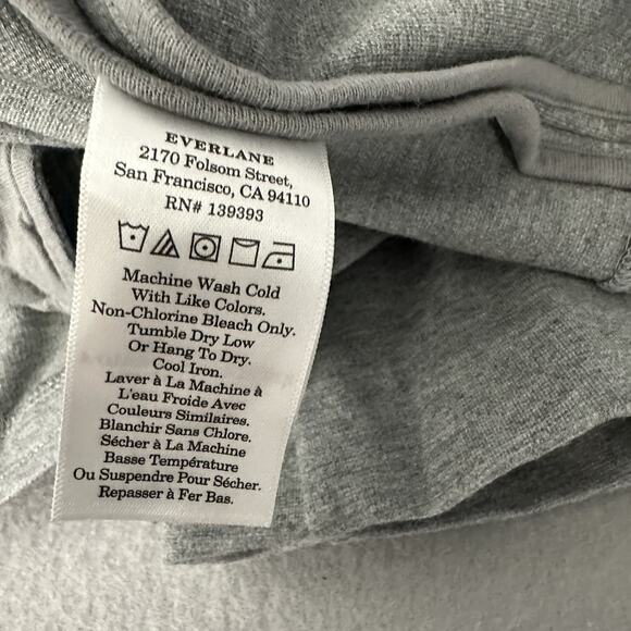 Everlane Women's Blazer XS Gray Organic Cotton Knit Stretch Slim Fit Career - Picture 9 of 14